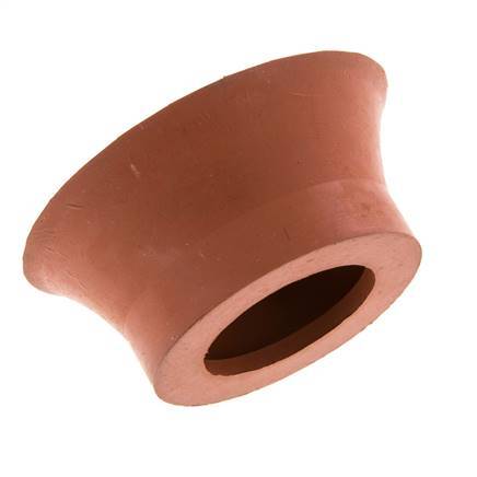 Ventosa Plana SBR Marrón Rojizo 70mm G 1/4 pulgada Hembra Recorrido 6mm con Labios Finos