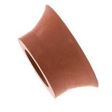 Ventosa Plana SBR Marrón Rojizo 70mm G 1/4 pulgada Hembra Recorrido 6mm con Labios Finos