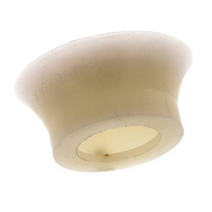 Ventosa Plana Silicona Transparente 70mm G 1/4 de pulgadas Hembra Recorrido 6mm con Labios finos