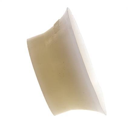 Ventosa Plana Silicona Transparente 70mm G 1/4 de pulgadas Hembra Recorrido 6mm con Labios finos