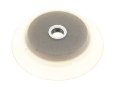 Ventosa Plana Silicona Transparente 95mm G 1/4 de pulgadas Hembra Recorrido 6mm con Labios robustos