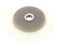 Ventosa Plana Silicona Transparente 95mm G 1/4 de pulgadas Hembra Recorrido 6mm con Labios robustos