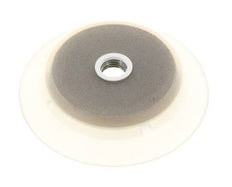 Ventosa Plana Silicona Transparente 95mm G 1/4 de pulgadas Hembra Recorrido 6mm con Labios robustos