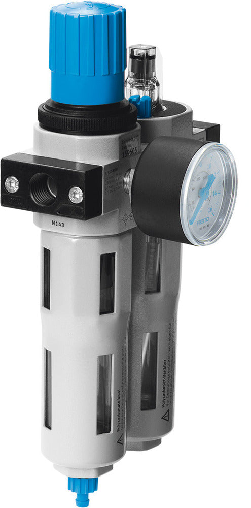 Festo Air Preparation Unit G1/4'' 0.5-12bar 1000l/min 40µm Mini - 159609