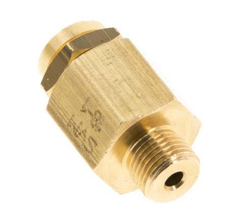 G Válvula de seguridad ajustable de latón de 1/8'' 0,5-1 bar (7,25-14,50 psi)