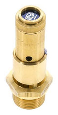 G Válvula de seguridad preajustada de latón de 3/4'' 0,3 bar (4,35 psi) DN 10