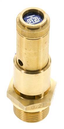 G 3/4'' Brass Pre-Set Safety Valve 0.4 bar (5.8 psi) DN 10