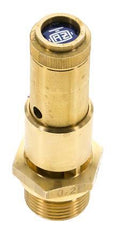 G 3/4'' Brass Pre-Set Safety Valve 1 bar (14.5 psi) DN 10