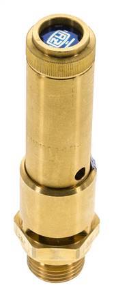 G 1/2'' Brass Pre-Set Safety Valve 11 bar (159.54 psi) DN 10