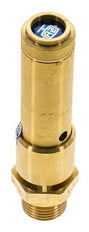G Válvula de seguridad preajustada de latón de 1/2'' 11 bar (159,54 psi) DN 10
