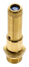 G 3/4'' Brass Pre-Set Safety Valve 30 bar (435.12 psi) DN 10