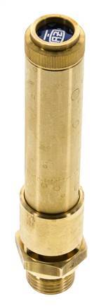 G 1/2'' Brass Pre-Set Safety Valve 41 bar (594.66 psi) DN 10