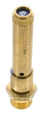 G Válvula de seguridad preajustada de latón de 3/4'' 45 bar (652,68 psi) DN 10