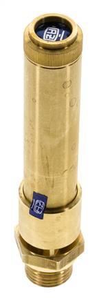G 1/2'' Brass Pre-Set Safety Valve 45.5 bar (659.93 psi) DN 10