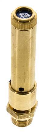 G Válvula de seguridad preajustada de latón de 1/2'' 48 bar (696,19 psi) DN 10