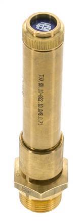 G 3/4'' Brass Pre-Set Safety Valve 48 bar (696.19 psi) DN 10