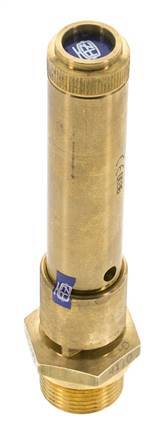 G 3/4'' Brass Pre-Set Safety Valve 49 bar (710.7 psi) DN 10