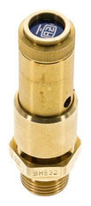 G 1/2'' Brass Pre-Set Safety Valve 5 bar (72.52 psi) DN 10