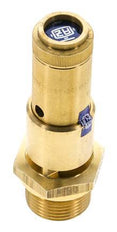 G Válvula de seguridad preajustada de latón de 3/4'' 5,7 bar (82,67 psi) DN 10