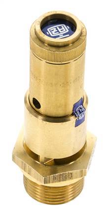 G 3/4'' Brass Pre-Set Safety Valve 6.2 bar (89.92 psi) DN 10
