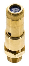 G Válvula de seguridad preajustada de latón de 1/2'' 6,3 bar (91,38 psi) DN 10