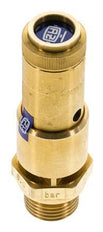 G Válvula de seguridad preajustada de latón de 1/2'' 6,3 bar (91,38 psi) DN 10