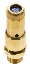 G Válvula de seguridad preajustada de latón de 1/2'' 6,3 bar (91,38 psi) DN 10