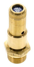 G Válvula de seguridad preajustada de latón de 3/4'' 7,5 bar (108,78 psi) DN 10