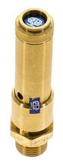 G Válvula de seguridad preajustada de latón de 1/2'' 8,7 bar (126,18 psi) DN 10