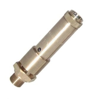 G Válvula de seguridad preajustada de latón de 3/8'' 5,5 bar (79,77 psi) DN 10