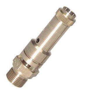 G Válvula de seguridad preajustada de latón de 1/2'' 7,7 bar (111,68 psi) DN 8