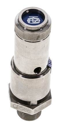 G 3/4'' Nickel-plated Brass Pre-Set Safety Valve 11 bar (159.54 psi) DN 10