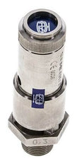 G 3/4'' Nickel-plated Brass Pre-Set Safety Valve 11 bar (159.54 psi) DN 10