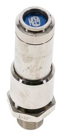 G 3/8'' Nickel-plated Brass Pre-Set Safety Valve 5 bar (72.52 psi) DN 10