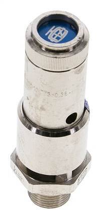 G 3/8'' Nickel-plated Brass Pre-Set Safety Valve 1.8 bar (26.11 psi) DN 10