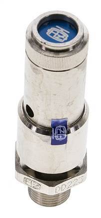 G 3/8'' Nickel-plated Brass Pre-Set Safety Valve 3 bar (43.51 psi) DN 10