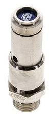 G 1/2'' Nickel-plated Brass Pre-Set Safety Valve 0.5 bar (7.25 psi) DN 10