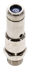 G 1/2'' Nickel-plated Brass Pre-Set Safety Valve 7 bar (101.53 psi) DN 10