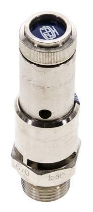 G 1/2'' Nickel-plated Brass Pre-Set Safety Valve 8 bar (116.03 psi) DN 10