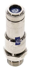 G 1/2'' Nickel-plated Brass Pre-Set Safety Valve 7 bar (101.53 psi) DN 10