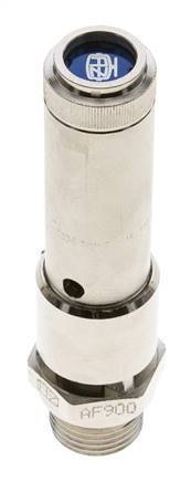 G 1/2'' Nickel-plated Brass Pre-Set Safety Valve 25 bar (362.6 psi) DN 10
