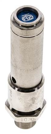 G 3/8'' Nickel-plated Brass Pre-Set Safety Valve 13 bar (188.55 psi) DN 10