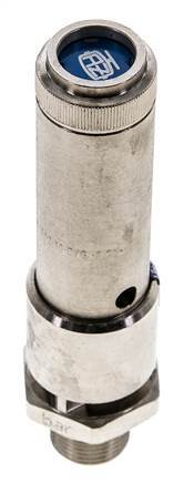 G 3/8'' Nickel-plated Brass Pre-Set Safety Valve 15 bar (217.56 psi) DN 10