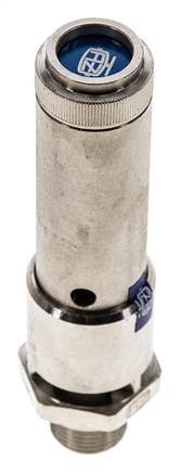 G 3/8'' Nickel-plated Brass Pre-Set Safety Valve 15 bar (217.56 psi) DN 10