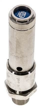 G 3/8'' Nickel-plated Brass Pre-Set Safety Valve 13 bar (188.55 psi) DN 10