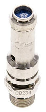 G 1/4'' Nickel-plated Brass Pre-Set Safety Valve 27 bar (391.61 psi) DN 8