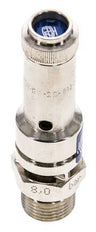 G 3/8'' Nickel-plated Brass Pre-Set Safety Valve 8 bar (116.03 psi) DN 8