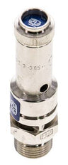 G 3/8'' Nickel-plated Brass Pre-Set Safety Valve 2.8 bar (40.61 psi) DN 8