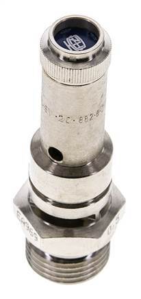 G 1/2'' Nickel-plated Brass Pre-Set Safety Valve 3 bar (43.51 psi) DN 8
