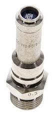 G 1/2'' Nickel-plated Brass Pre-Set Safety Valve 11.5 bar (166.8 psi) DN 8